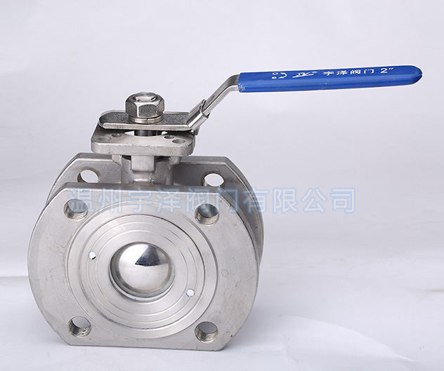 Q71F加長桿法蘭對夾式球閥