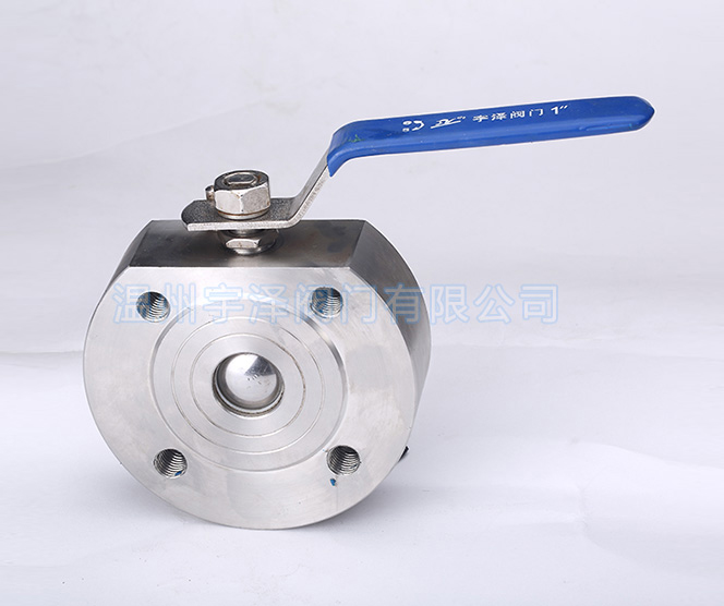 Q71F加長桿法蘭對夾式球閥