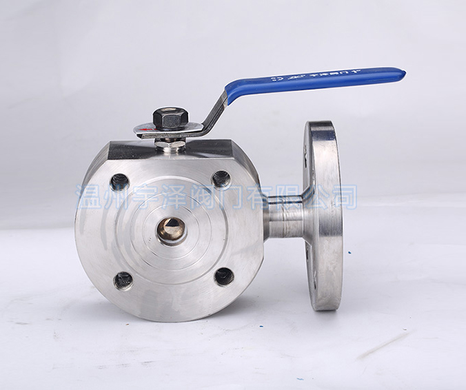 Q71F加長桿法蘭對夾式球閥